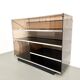 Hi-Fi furniture in smoked plexiglass and aluminium, Eric Maville