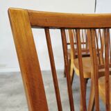 Vintage STOL Kamnik Wooden Dining Chair: 1960s Yugoslavia Bistro Style