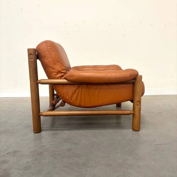 Vintage brutalist, Brazilian style lounge chairs, 1960s