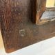 Antique carved wooden mirror – Sacred Heart decoration – 19th century