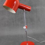 1960s Josef Hurka Red Desk Lamp for Napako , Czechoslovakia