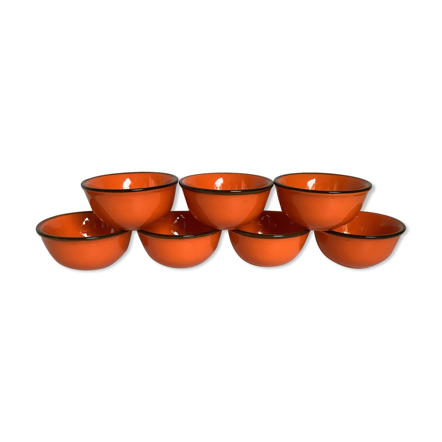 7 orange ramekins Germany