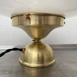 Old vintage opaline table lamp