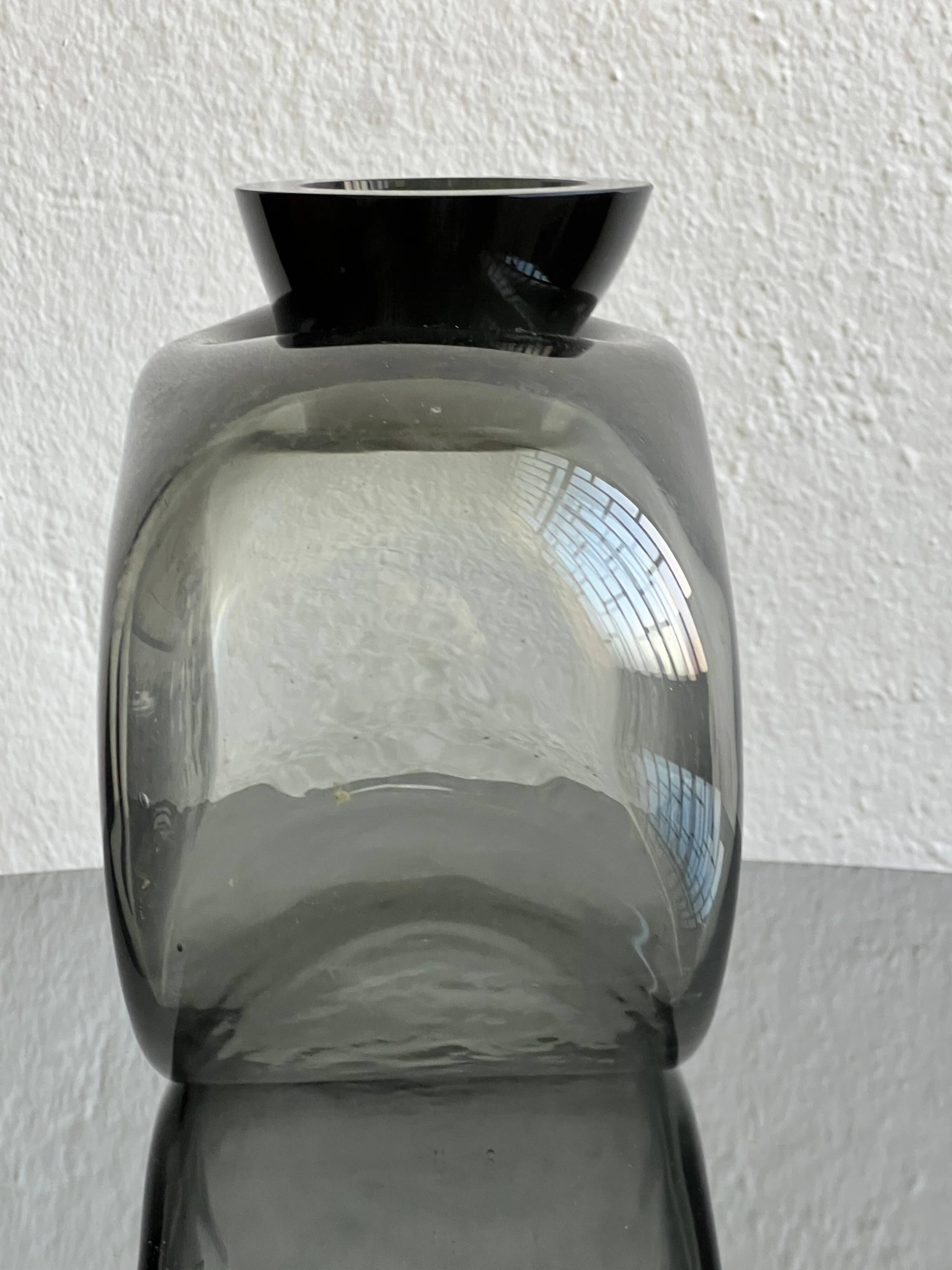 Very rare Glass Vase / Sculpture In murano Glass 1970's