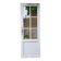 Old wooden door with small squares