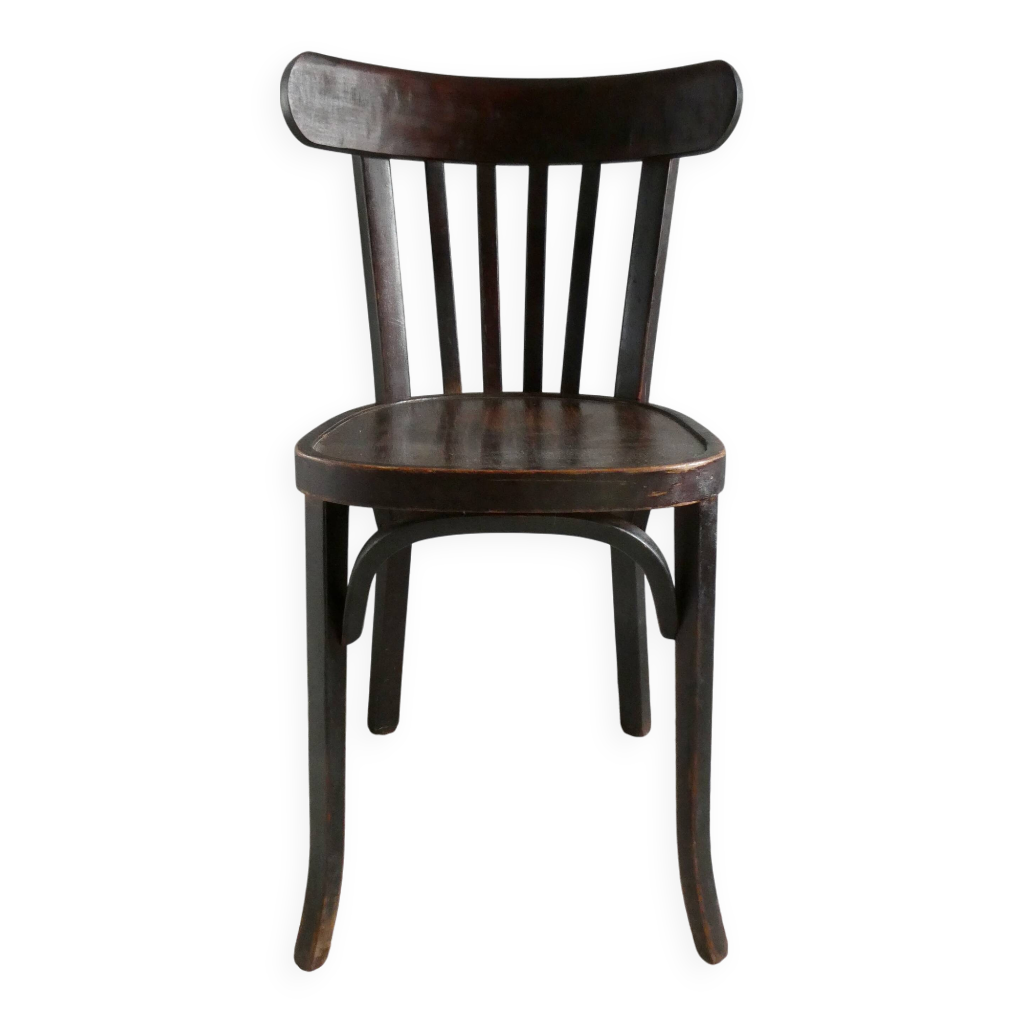 Baumann bistro chair, mahogany color