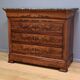 Mahogany chest of drawers, Louis-Philippe style – Late 19th century