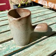 Pot en grès à poignet vintage