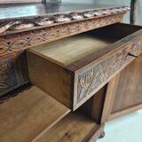 Horrix buffet cabinet with mirror – Black Forest style, by Horrix