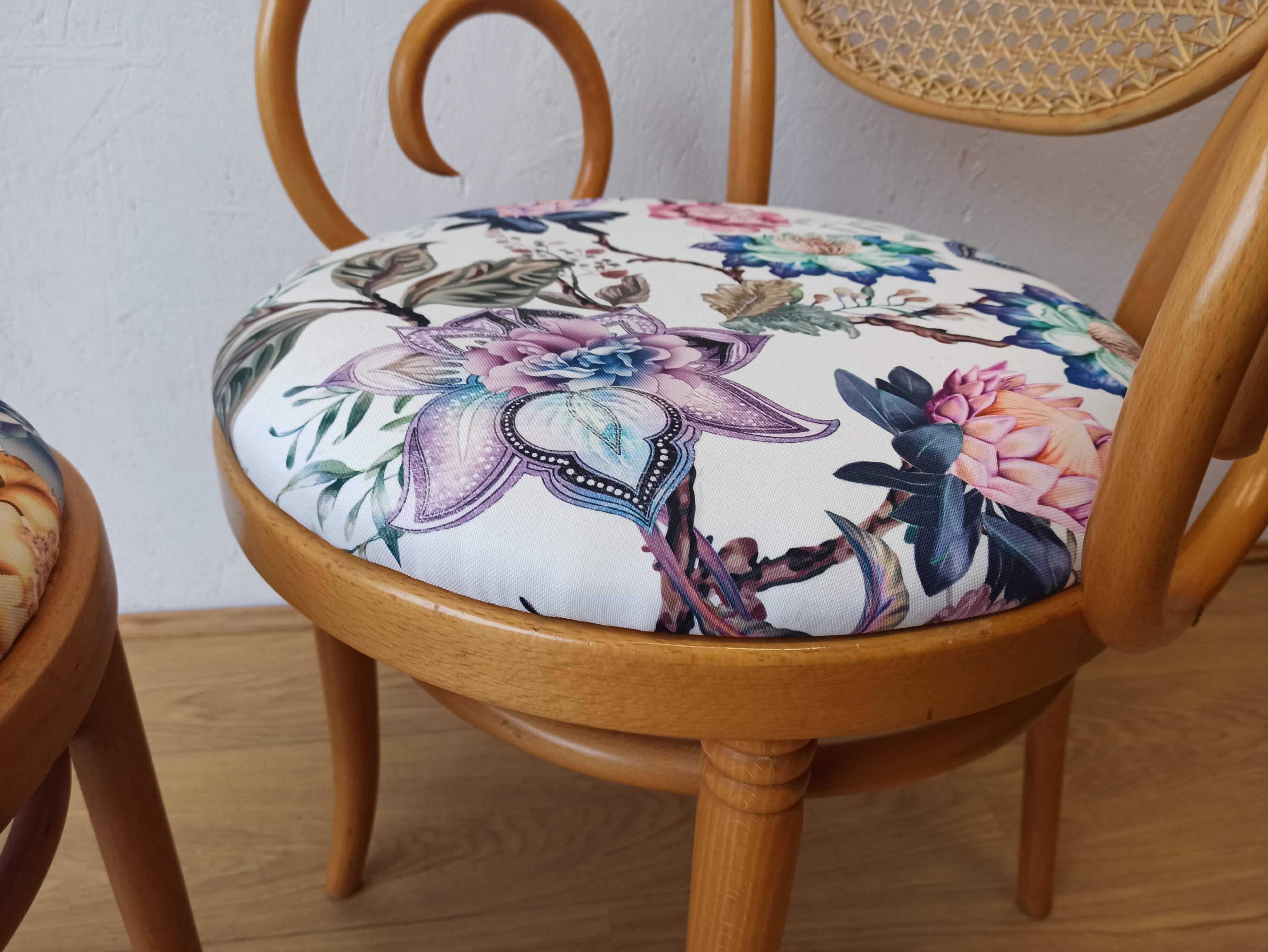 Wooden chair and stool, 1950