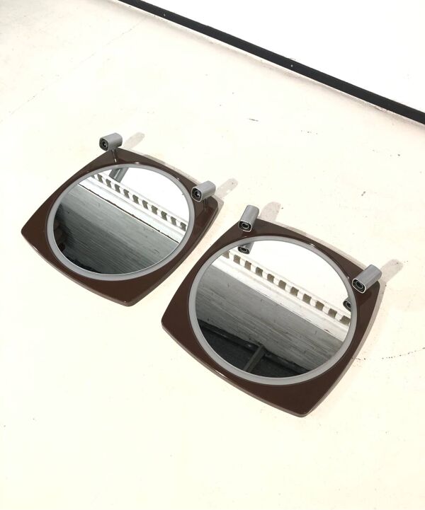 Paire de miroirs 1970