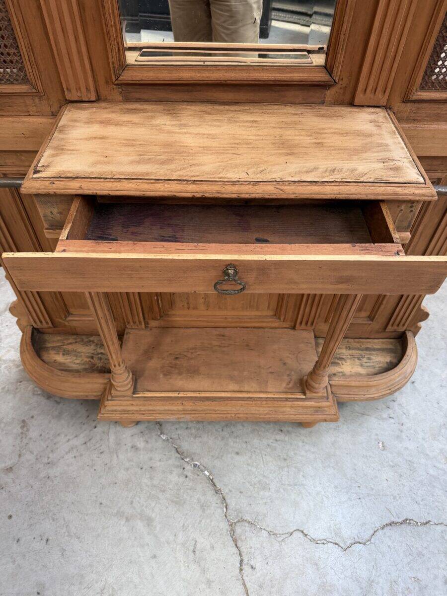 Large mahogany entrance wardrobe