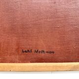 Large Swedish Tableau Signed Lars Norman (1962) – Oil on Panel