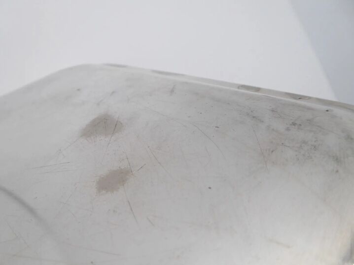 Small silver metal top