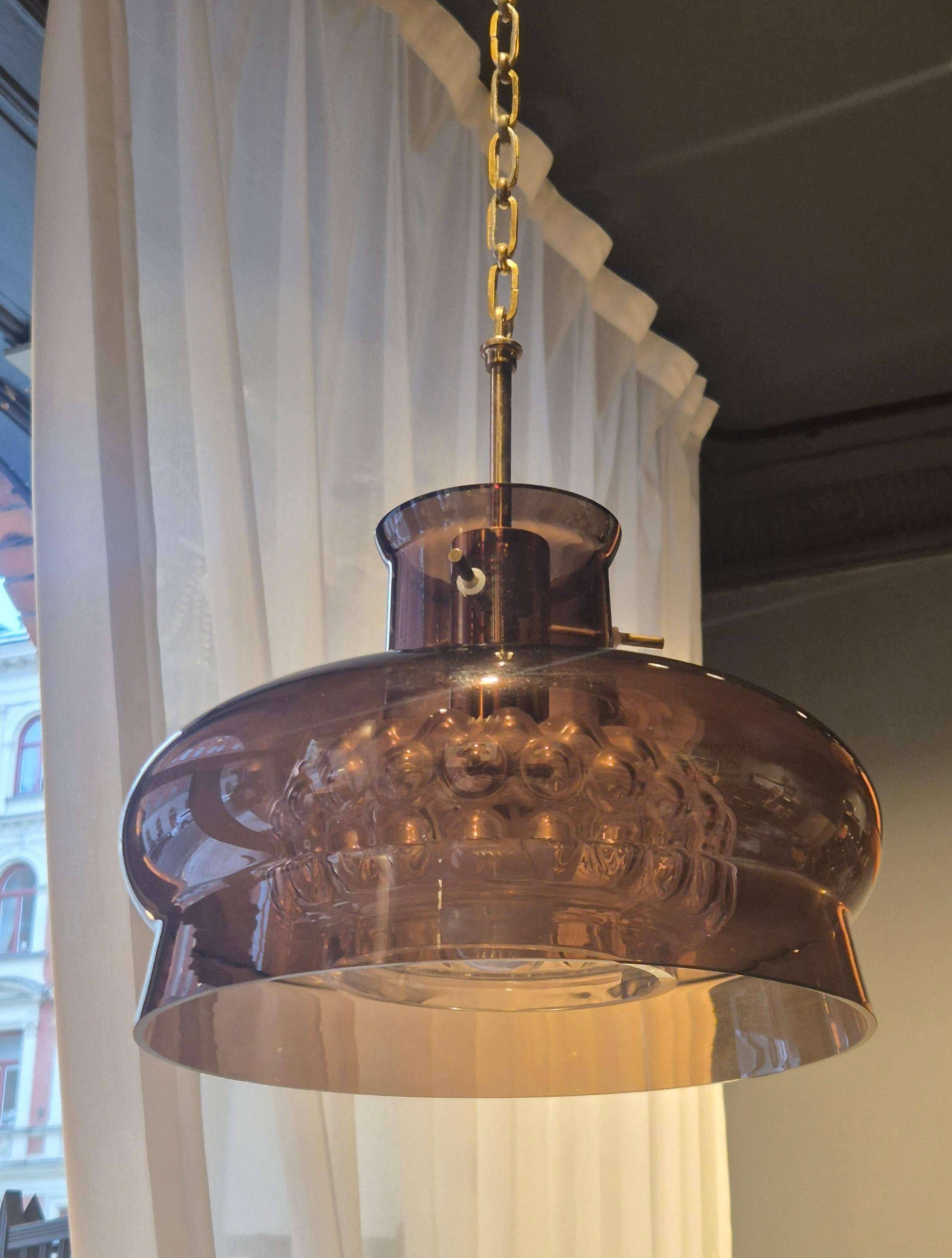 The Modern Scandinavian Classic, Glass Suspension by Carl Fagerlund for Orrefors, 1970