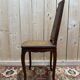 Suite de 6 chaises de style Louis XV en cannage
