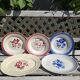 Many old round and long plates from the 60s and 70s.