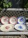 Many old round and long plates from the 60s and 70s.