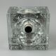 60s 70s Wall Lamp Ice Glass Cube Wall Sconce by Müller & Zimmer Germany