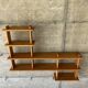 Modernist pine shelf bookcase Regain