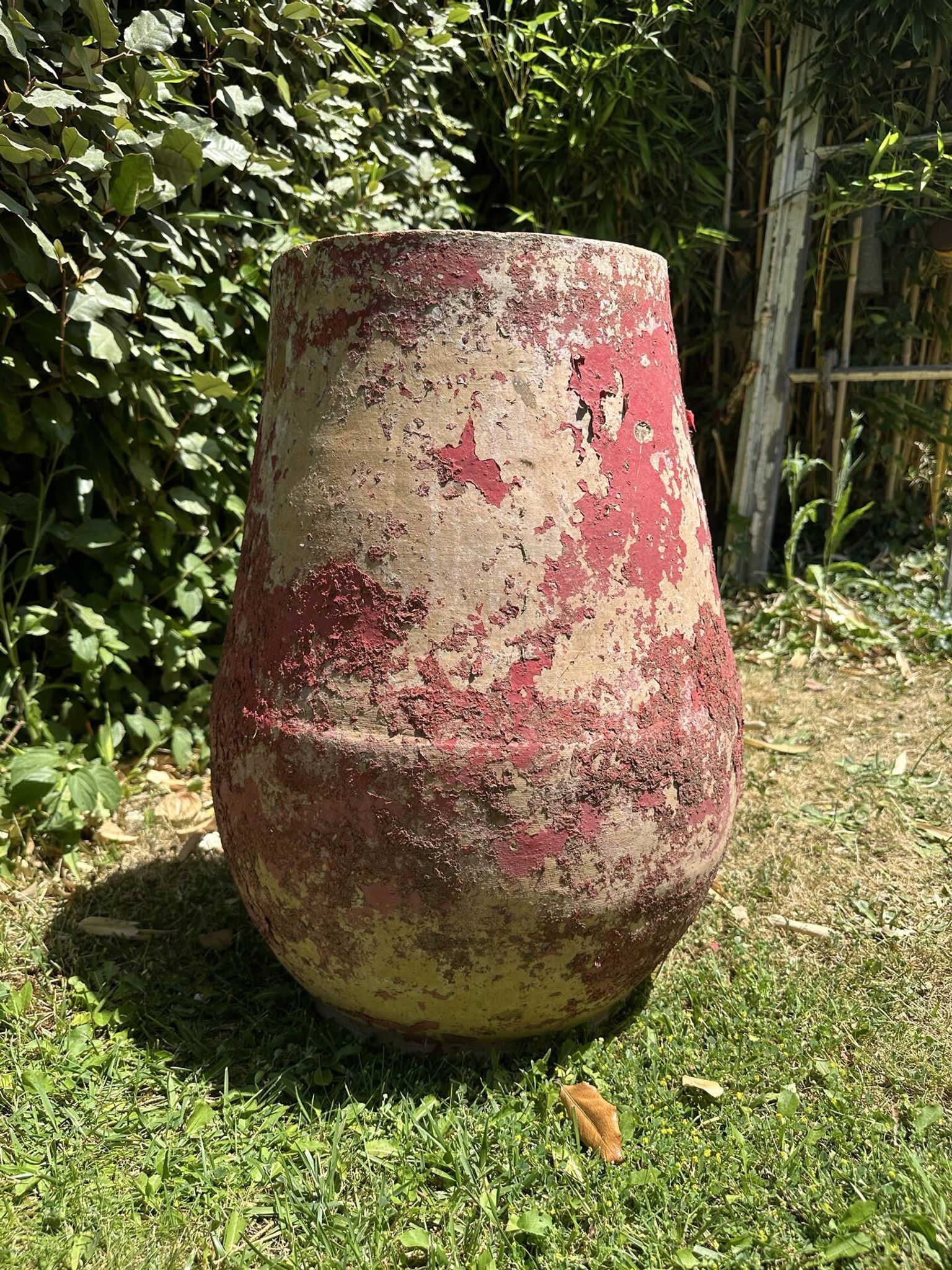 Jarre poterie en terre cuite ancienne 19ème