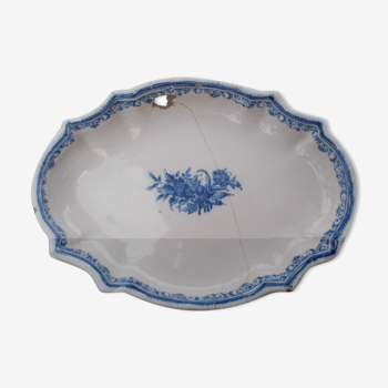 Plat faience de Moustiers