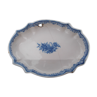 Plat faience de Moustiers