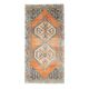 Vintage Turkish Oushak Handmade Wool Cotton Orange Runner Rug 116x250