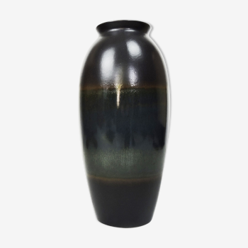 Vase allemand bleu et vert de Scheurich, années 1970