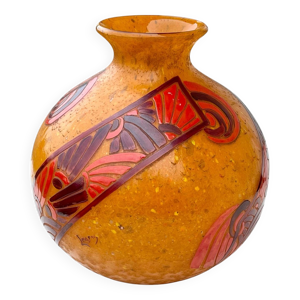 Vase art déco signé - legras