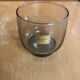 Set of 6 luminarc glasses grey smoke 1970s vintage #e395