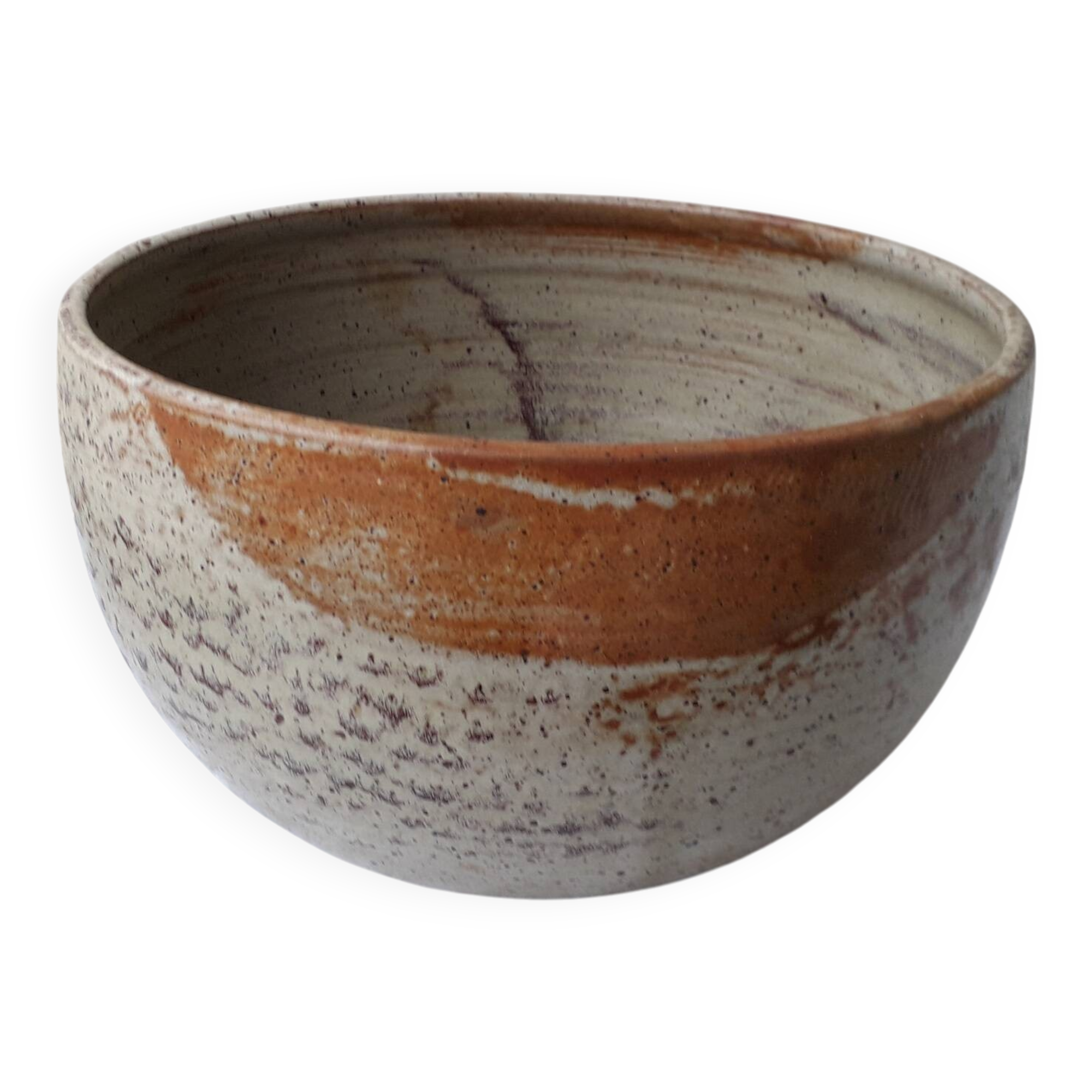 Stoneware salad bowl