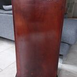 marble-top bedside table