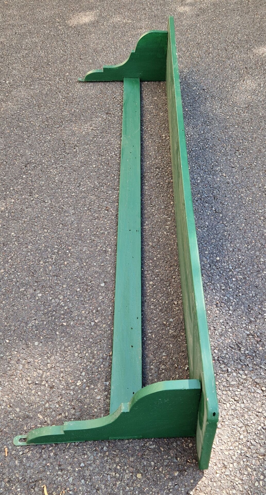 Etagère verte vintage
