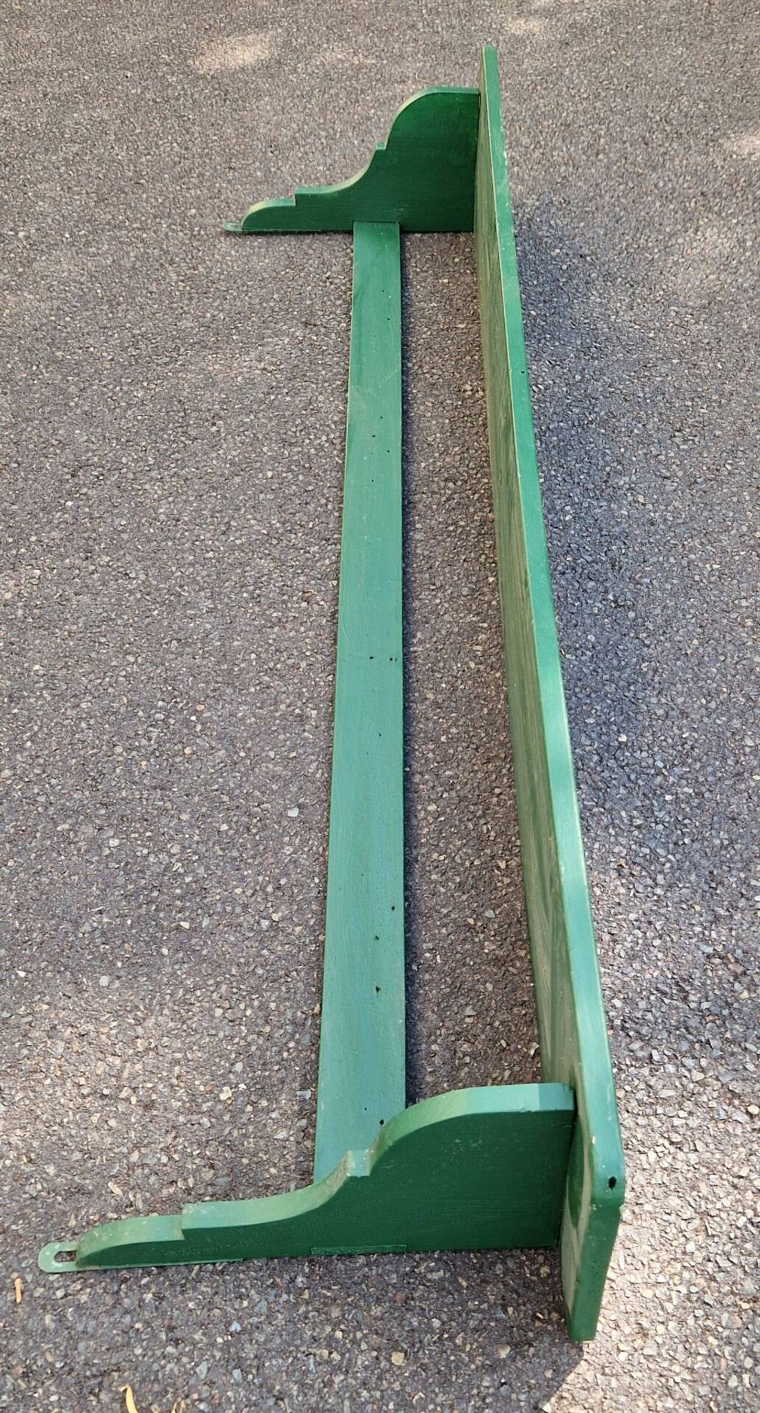 Vintage green shelf