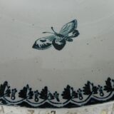 Two hollow plates made of earthenware