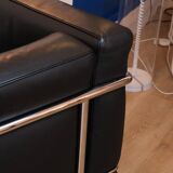 "LC2" armchair by Le Corbusier, Charlotte Perriand for Cassina