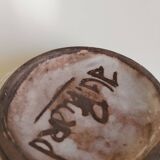 Ceramic ashtray signed JG Picard