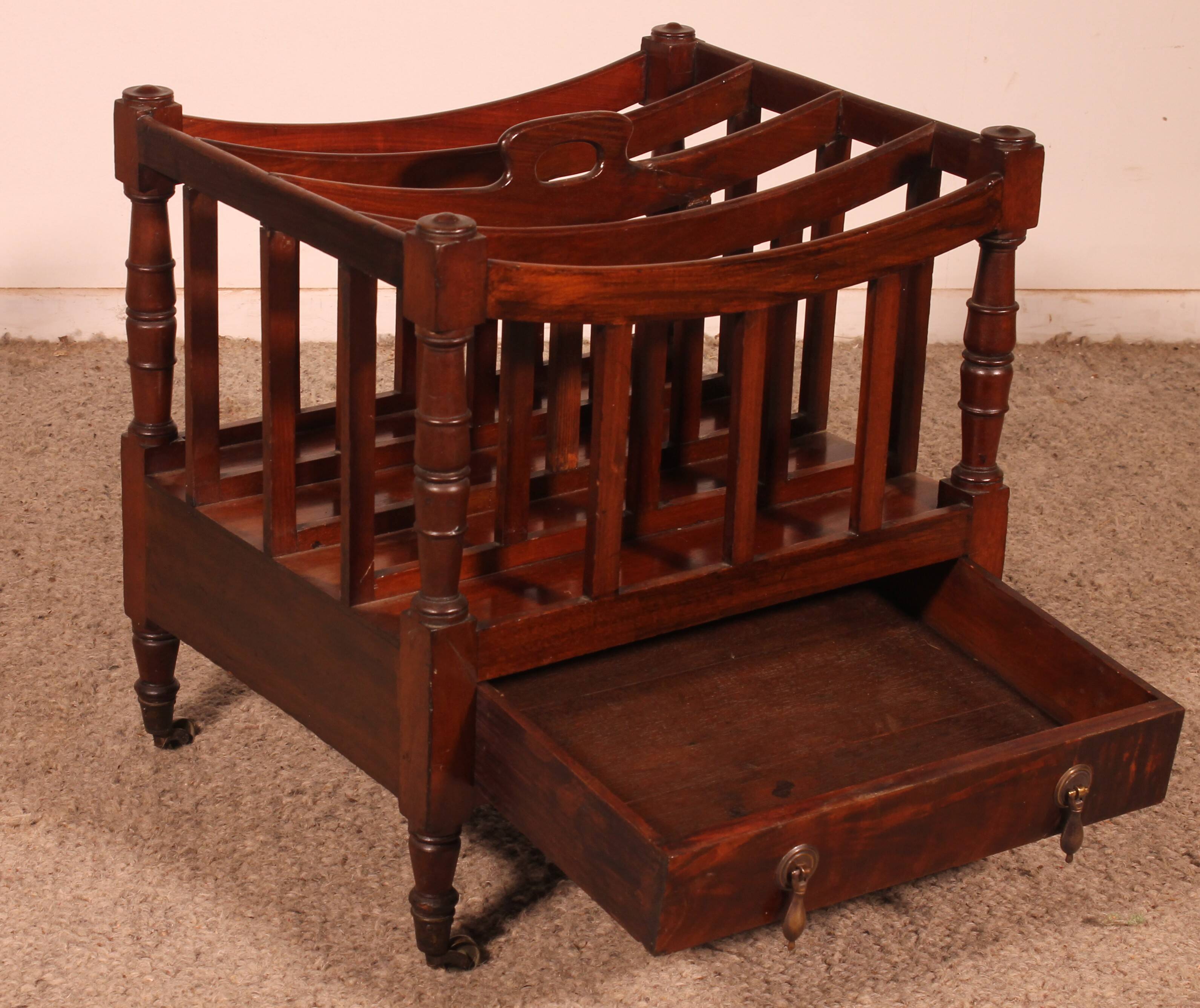 Canterbury in Mahogany from the Early 19th Century Regency Period