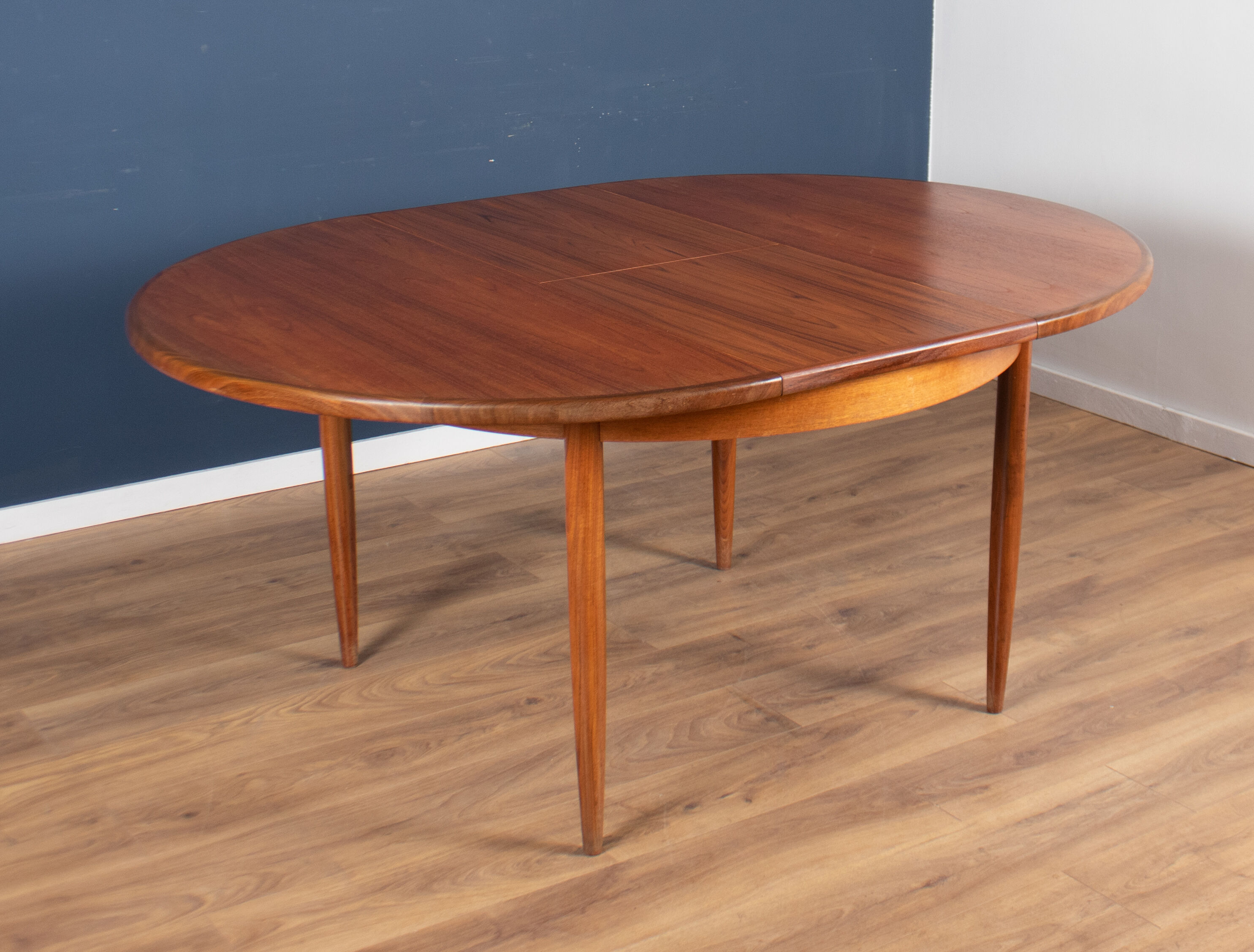 Retro teak 1960s mid century dining table & 6 chairs by G plan Victor Wilkins