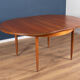 Retro teak 1960s mid century dining table & 6 chairs by G plan Victor Wilkins