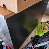Buffet with 6 restored military lockers