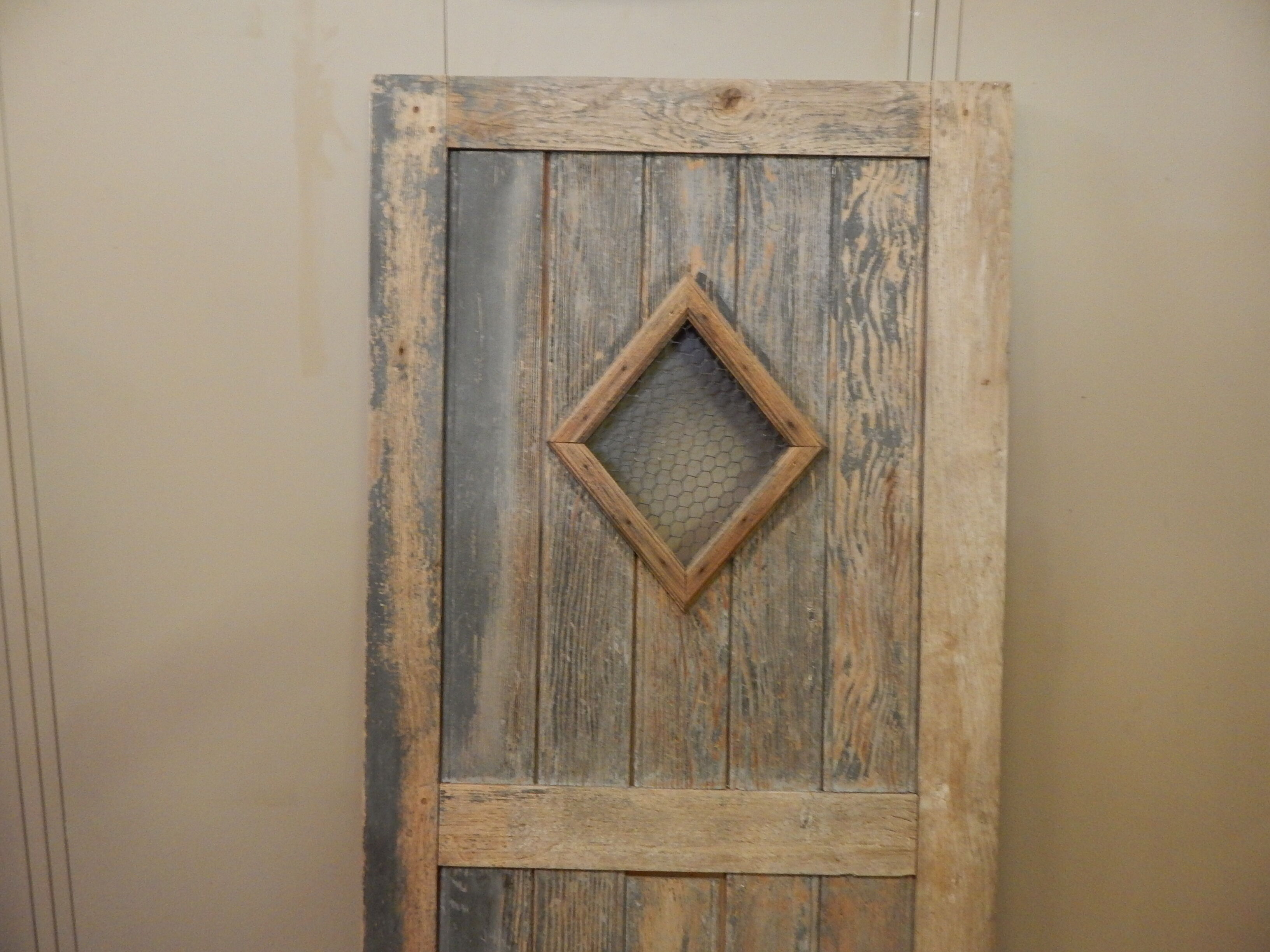 Old chicken coop door