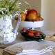 Painted Moustiers earthenware pitcher