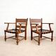 Pair of Werkbund armchairs from the Austrian reform movement, design attributed to Oskar Strnad, late 1920s – early 1930s. (extremely rare)