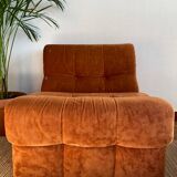 Vintage orange armchairs/sofas