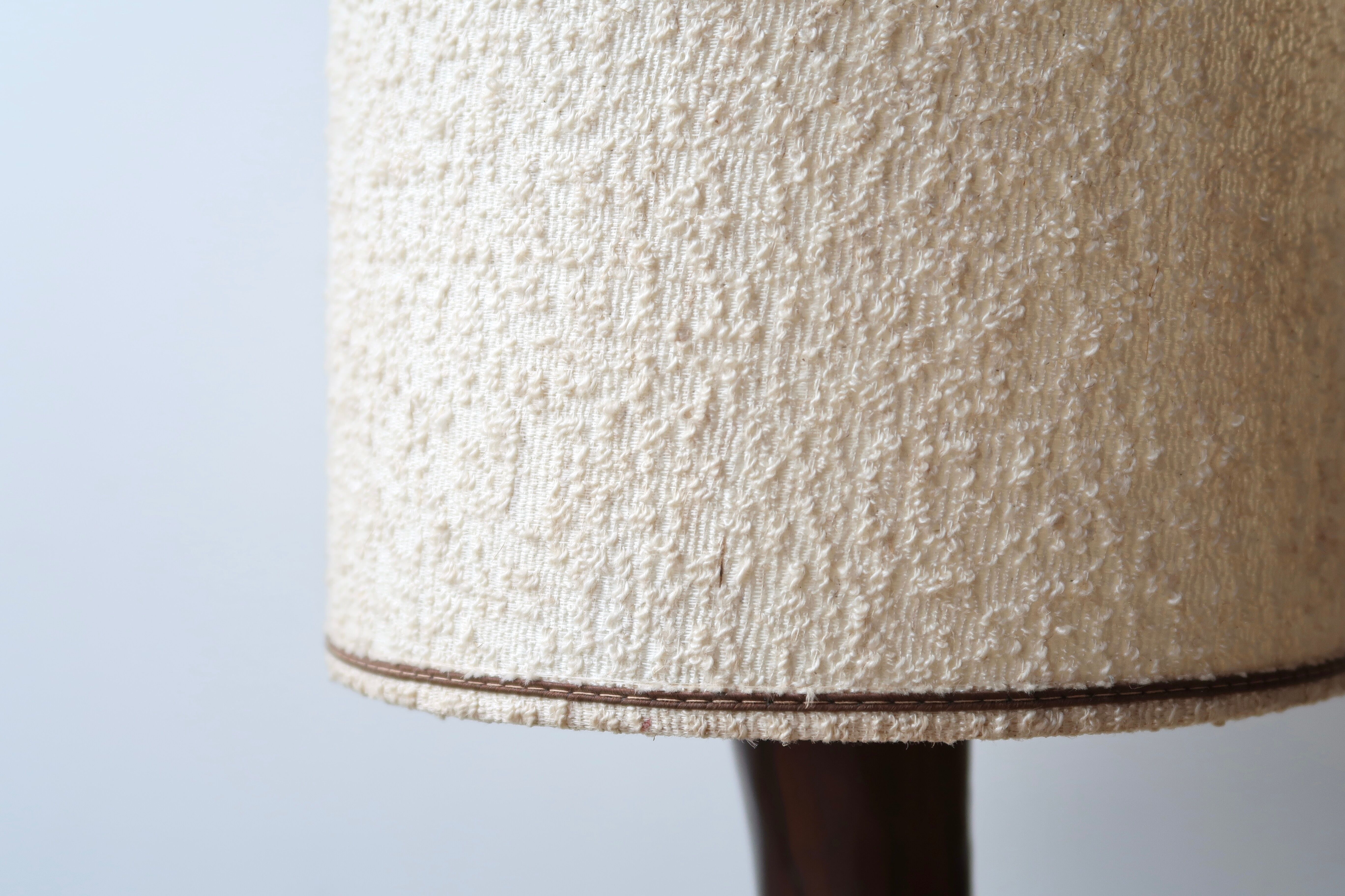 Olive wood monoxide lamp, 50s