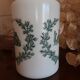 Opaline glass pot - vintage