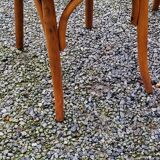 Set of 6 old bistro chairs