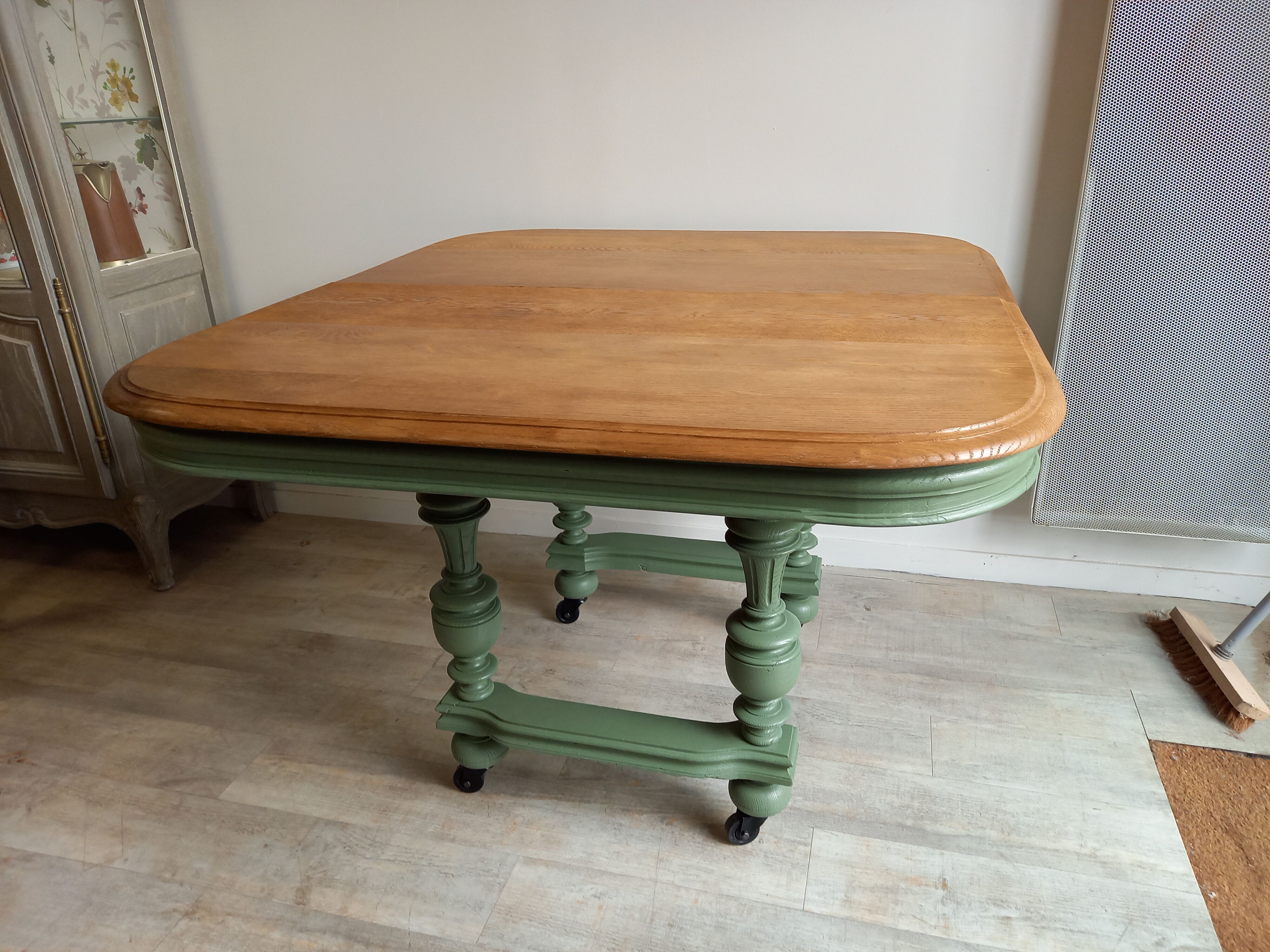 Patinated Henri II table